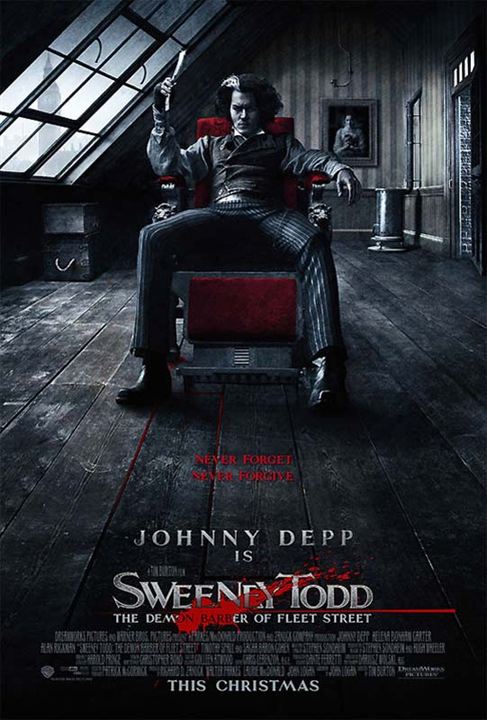 Sweeney Todd: El barbero diabólico de la calle Fleet : Cartel