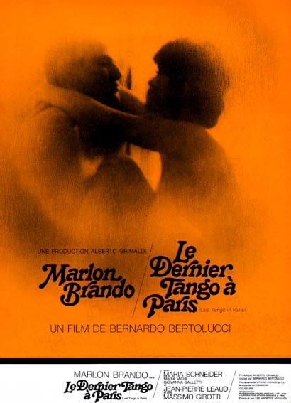 El último tango en París : Foto Marlon Brando, Bernardo Bertolucci, Maria Schneider
