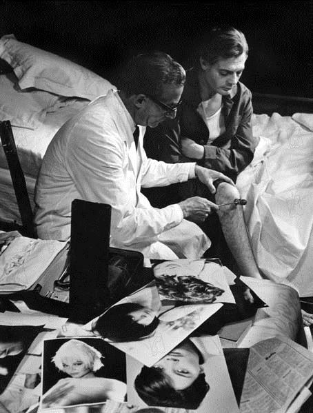 Ocho y medio : Foto Federico Fellini, Marcello Mastroianni