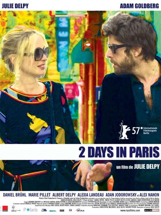 2 días en París : Cartel