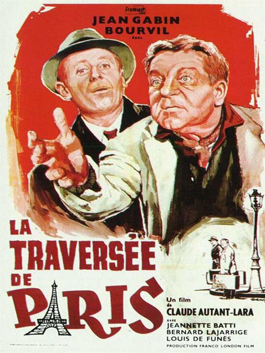 La Travesía de París : Cartel