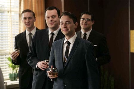 Foto Vincent Kartheiser, Rich Sommer, Michael Gladis, Aaron Staton