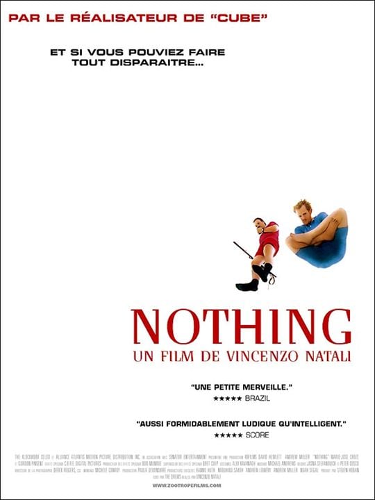 Nothing : Cartel Vincenzo Natali