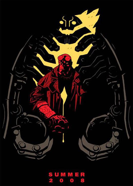 Hellboy II. El ejército dorado : Cartel Mike Mignola