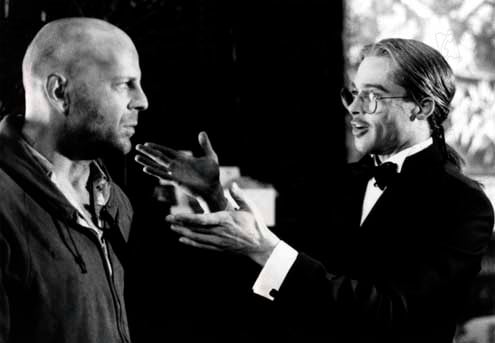 Doce monos : Foto Terry Gilliam, Brad Pitt, Bruce Willis