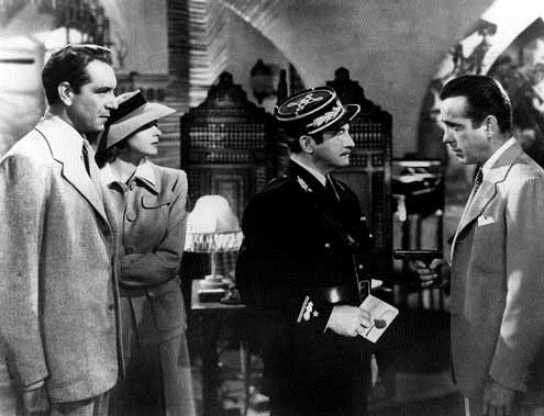Casablanca : Foto Claude Rains, Ingrid Bergman, Michael Curtiz, Humphrey Bogart
