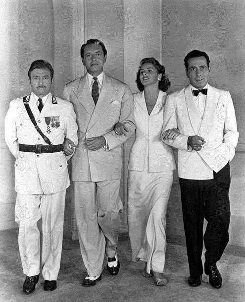 Casablanca : Foto Paul Henreid, Ingrid Bergman, Michael Curtiz, Claude Rains