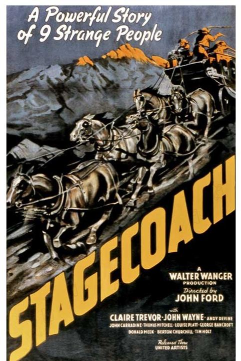 La diligencia : Cartel John Ford