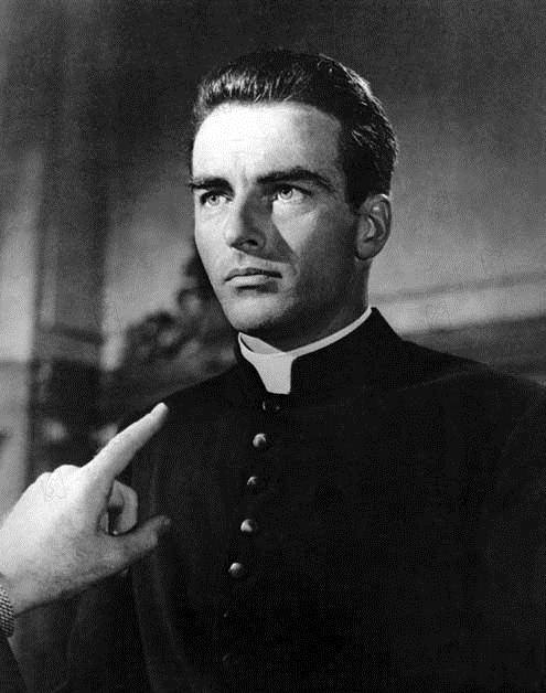 Yo confieso : Foto Alfred Hitchcock, Montgomery Clift