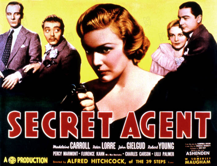 El agente secreto : Foto Alfred Hitchcock