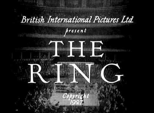 El ring : Foto Alfred Hitchcock