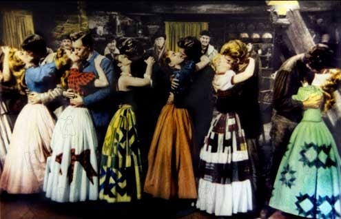 Siete novias para siete hermanos : Foto Stanley Donen, Howard Keel, Jane Powell, Russ Tamblyn