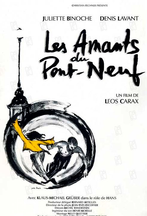 Los Amantes del Pont-Neuf : Cartel