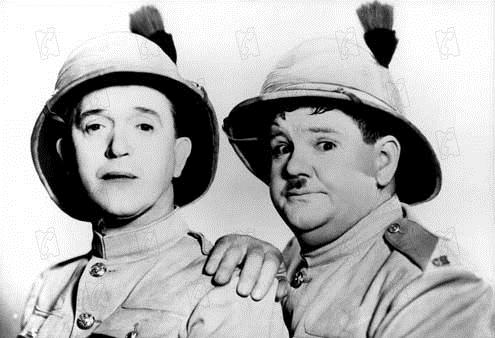Dos fusileros sin bala : Foto Stan Laurel, James W. Horne, Oliver Hardy