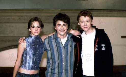 Harry Potter y la Cámara Secreta : Foto Chris Columbus, Daniel Radcliffe, Emma Watson, Rupert Grint