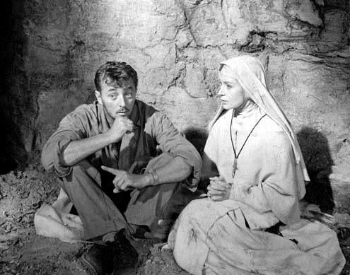 Sólo Dios lo sabe : Foto Robert Mitchum, Deborah Kerr, John Huston