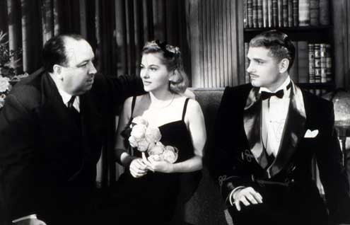 Rebeca : Foto Laurence Olivier, Alfred Hitchcock, Joan Fontaine