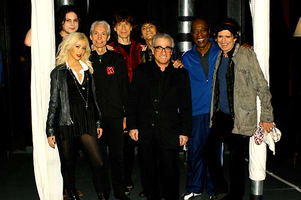 Shine a Light : Foto Martin Scorsese, Mick Jagger, Keith Richards, Charlie Watts, Ron Wood, Christina Aguilera