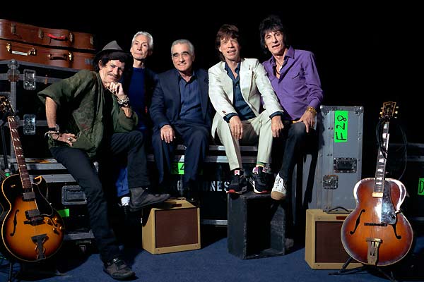 Shine a Light : Foto Mick Jagger, Keith Richards, Charlie Watts, Ron Wood, Martin Scorsese