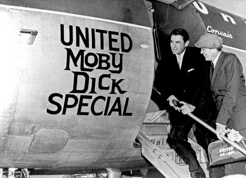 Moby Dick : Foto John Huston, Gregory Peck