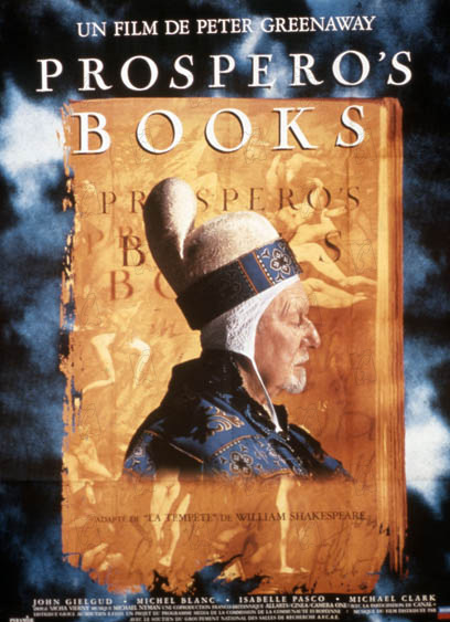 Prospero's Books (Los libros de Próspero) : Cartel Peter Greenaway