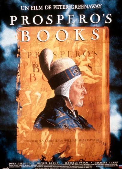 Prospero's Books (Los libros de Próspero) : Cartel Peter Greenaway