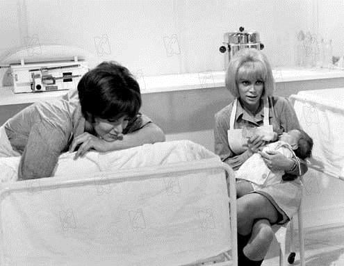 Foto Mireille Darc, Georges Lautner, Anouk Ferjac