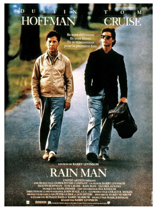 Rain Man (El hombre de la lluvia) : Cartel