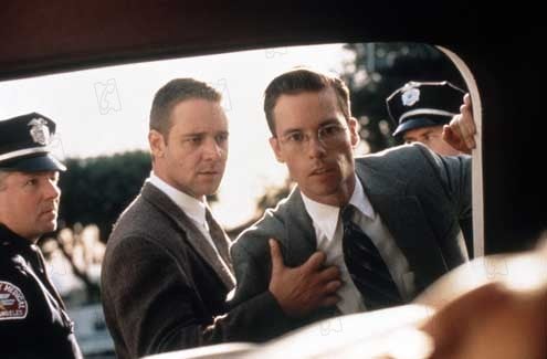 L.A. Confidential : Foto Curtis Hanson, Guy Pearce, Russell Crowe