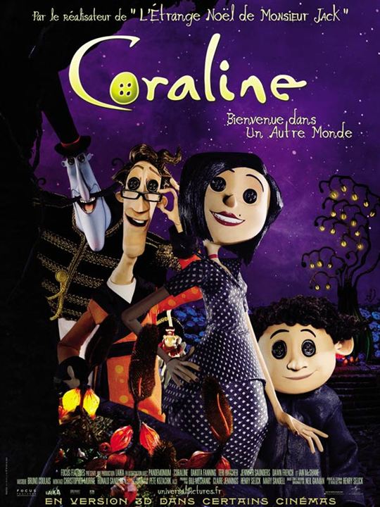 Los mundos de Coraline : Cartel Henry Selick