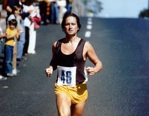Running : Foto Steven Hilliard Stern, Michael Douglas