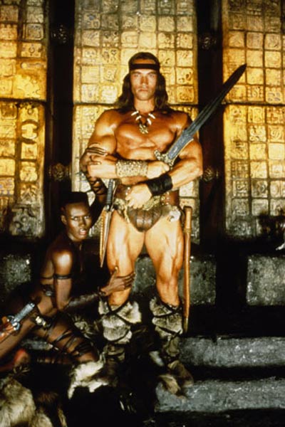 Conan, el destructor : Foto Grace Jones, Richard Fleischer, Arnold Schwarzenegger