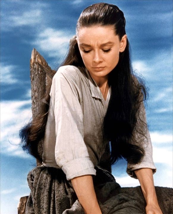 Los que no perdonan : Foto Audrey Hepburn, John Huston