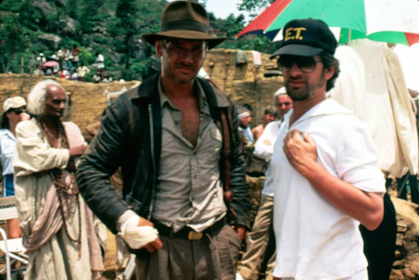 Indiana Jones y el templo maldito : Foto Steven Spielberg, Harrison Ford