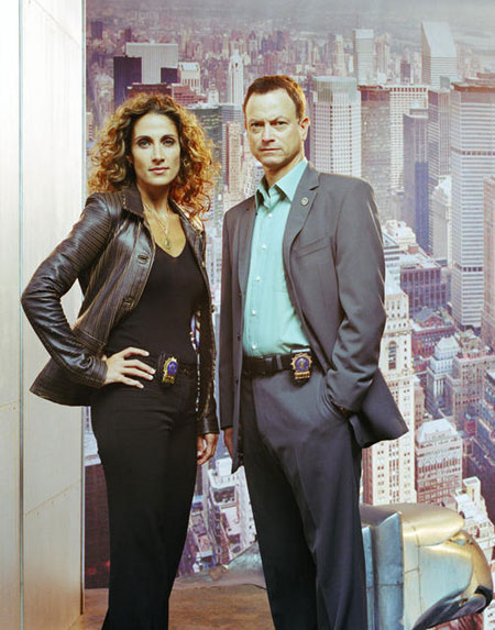 Foto Gary Sinise, Melina Kanakaredes