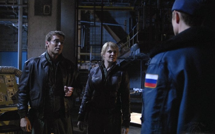 Foto Amanda Tapping, Michael Shanks (I)