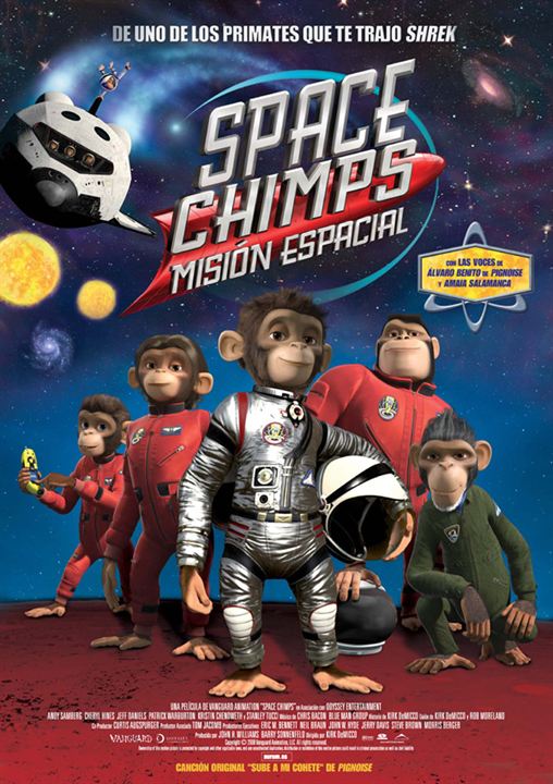 Space Chimps: Misión espacial : Cartel