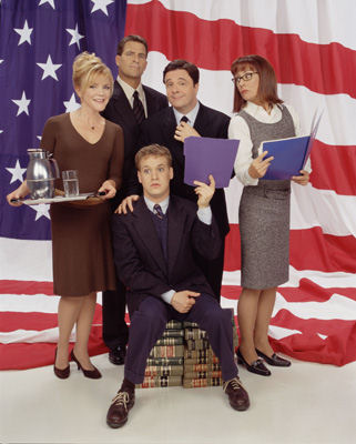 Foto Stephanie Faracy, T.R. Knight, Ted McGinley, Nathan Lane, Laurie Metcalf