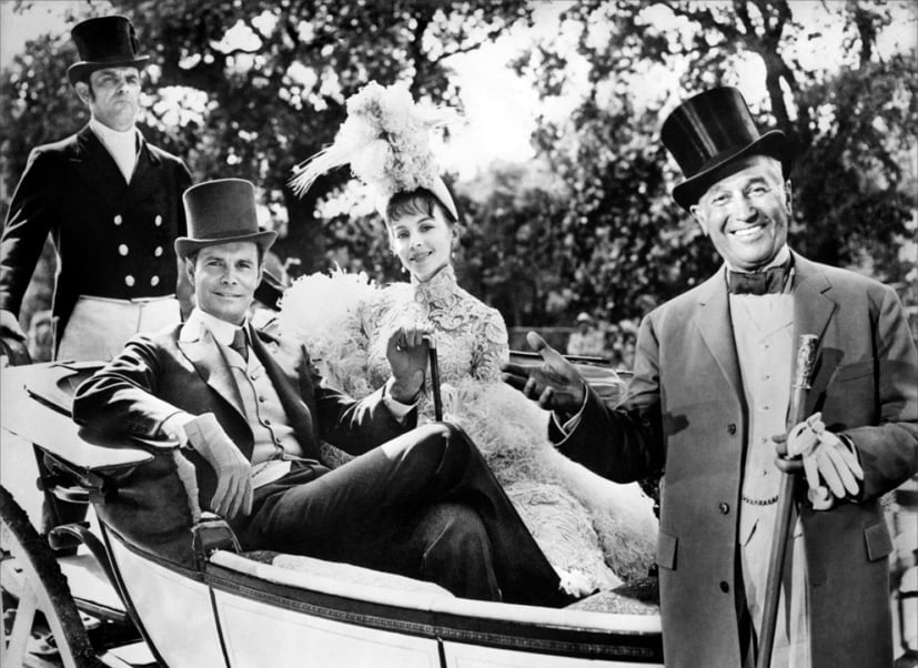 Gigi : Foto Leslie Caron, Maurice Chevalier, Louis Jourdan