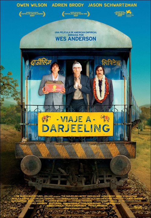Viaje a Darjeeling : Cartel