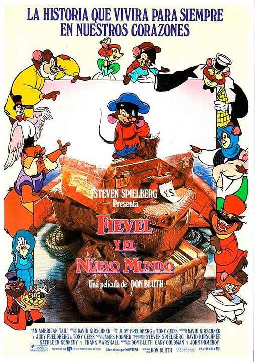 Fievel y el nuevo mundo : Cartel