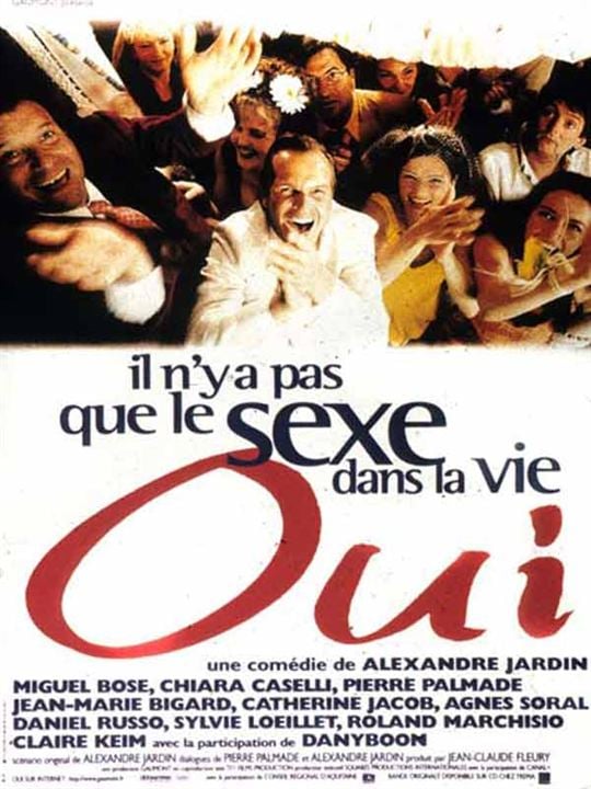 ¿El sexo es lo más importante en la vida? : Cartel Alexandre Jardin