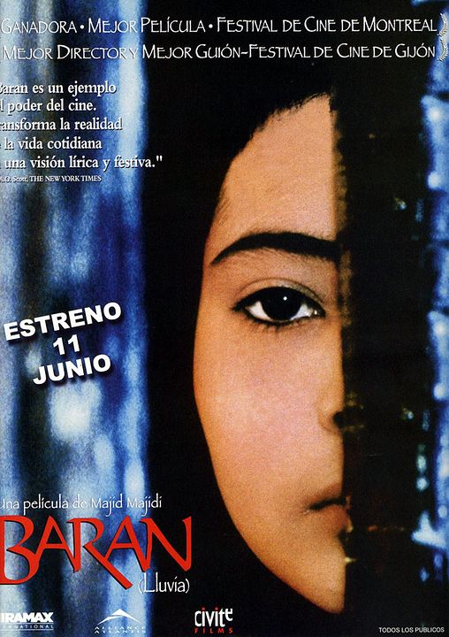 Baran (Lluvia) : Cartel