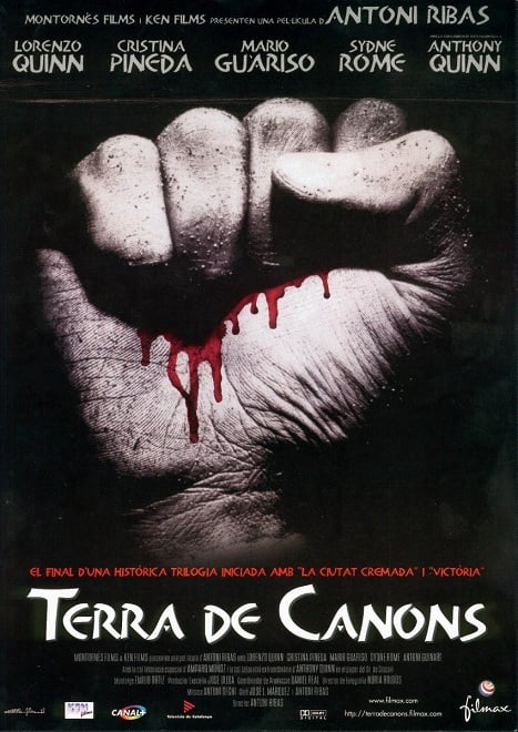 Tierra de cañones : Cartel