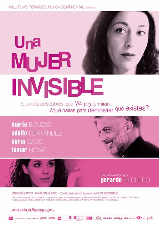 Una mujer invisible : Cartel