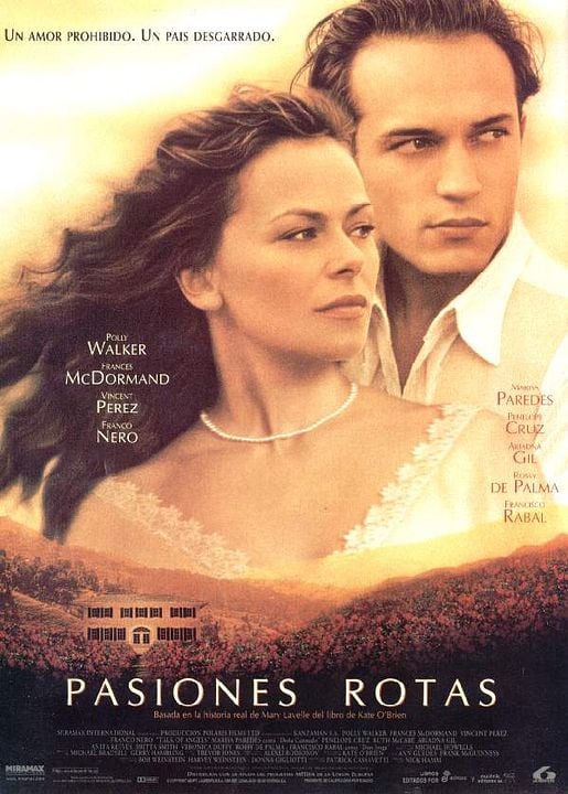 Pasiones rotas : Cartel