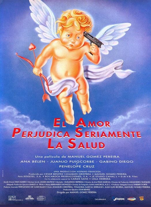 El amor perjudica seriamente la salud : Cartel