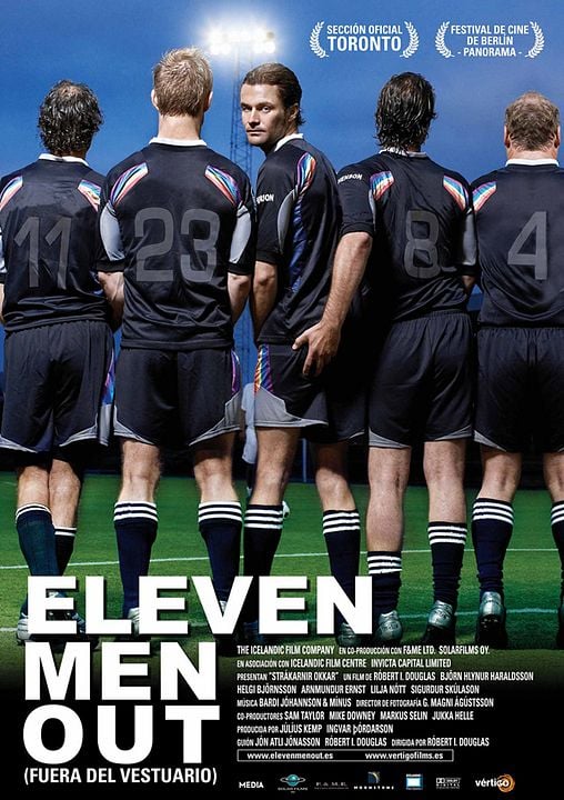 Eleven men out (Fuera del vestuario) : Cartel