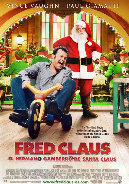 Fred Claus, el hermano gamberro de Santa Claus : Cartel