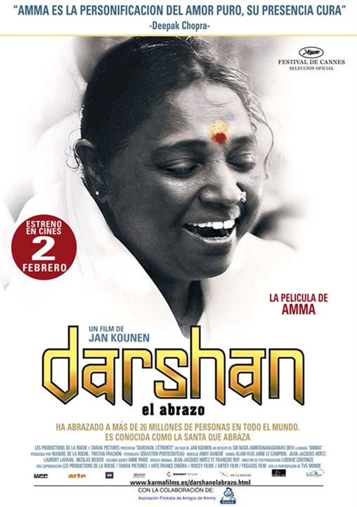 Darshan, el abrazo : Cartel